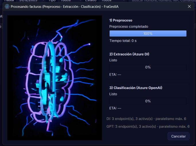 OCR funcionando en FraGest IA
